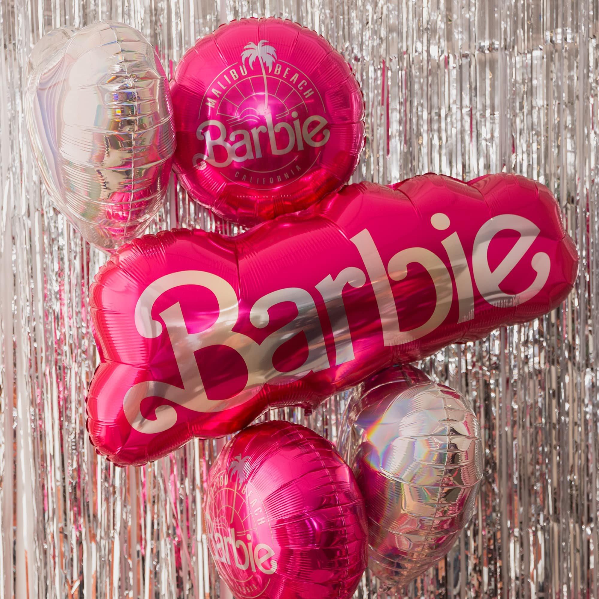 Barbie Foil Balloon Bouquet, 5pc